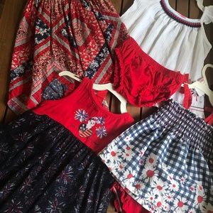 Red, White & Blue Baby Dresses & Sets